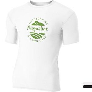 A4® Compression Poly/Spandex Short Sleeve Unisex Tee