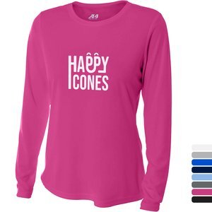 A4® Cooling Performance Poly Long Sleeve Ladies' Tee