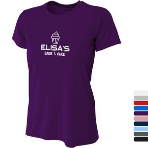 A4® Cooling Performance Poly Short Sleeve Ladies' Tee