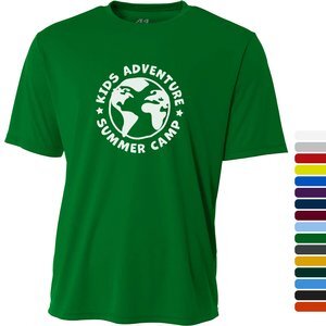 A4® Cooling Performance Poly Short Sleeve Youth Tee