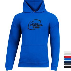 A4® Softek Poly/Cotton Long Sleeve Hooded Unisex Tee
