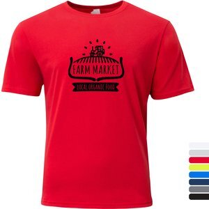 A4® Softek Poly/Cotton Short Sleeve Unisex Tee