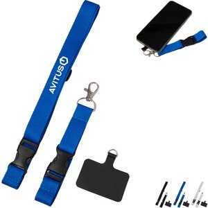 Adjustable Recycled Phone Lanyard