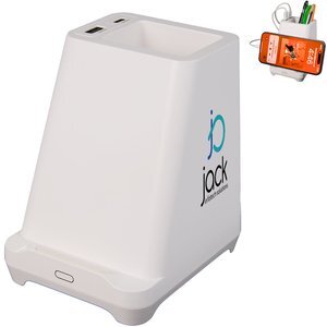 Desk Mate Organizer w/ Bluetooth Speaker & Charging Hub