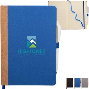 Recycled PET & Cork Bound Journal, 5-1/2" x 8-1/2"