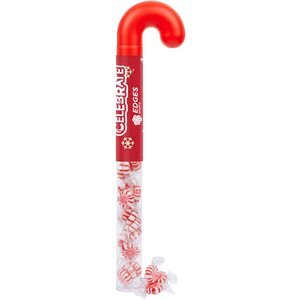 Holiday Candy Cane Tube with Starlight Peppermints
