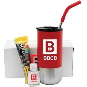 Snack Bar & Hand Sanitizer with Tumbler Gift Box