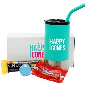 Snack Bar & Lip Balm with Tumbler Gift Box
