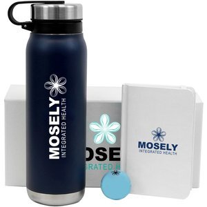 Journal Book & Lip Balm with Tumbler Gift Box