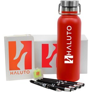 Journal Book, Pen & Ear Plugs with Tumbler Gift Box