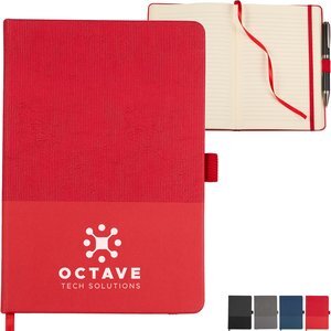 Recycled Ribbed Bound Journal, 5-1/2" x 8-1/2"