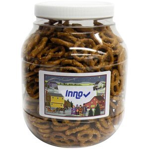 Salted Mini Pretzels in Large Plastic Jar