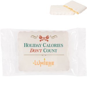 Iced Vanilla Rectangle Cookie with Edible Imprint