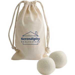 Toss 'N Dry 2-Piece Reusable Dryer Balls in Cotton Pouch