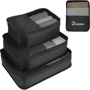 Travel 3 Piece Polyester Packing Cube Set