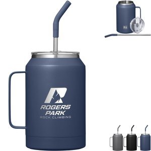 Dri Duck Maverick Insulated Stainless Steel Mug With Straw, 32 oz.