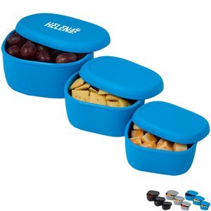 Zili Silicone Storage Containers, Set of 3