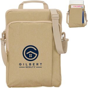 Vertical Recycled Polyester Messenger Bag