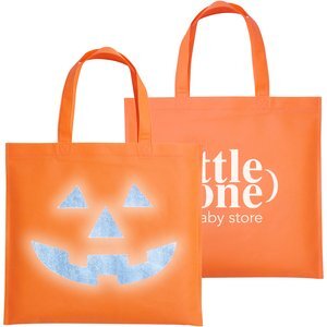 Halloween Pumpkin Reflective Tote Bag