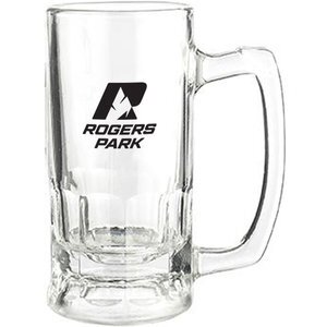 Blaine Glass Beer Mug, 12 oz.