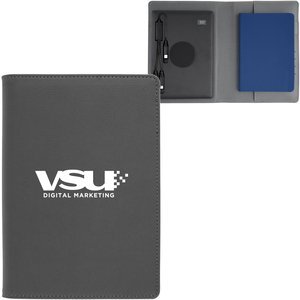 Recycled Power Folio w/ Wireless Charger & Power Bank Set