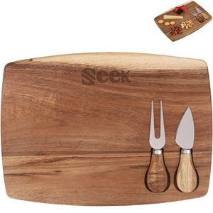 Acacia Cheese Board Set