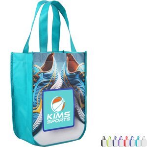 Yuma Sublimated Non-Woven Curve Bottom Tote