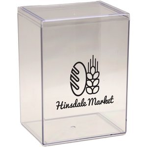 Clear Plastic Box, 4-4/5" x 6-3/5"