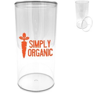 Clear Plastic Cylinder, 9-1/2" x 3-1/2"