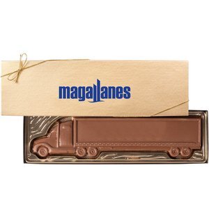 Chocolate Tractor Trailer in Gift Box, 1 lb.