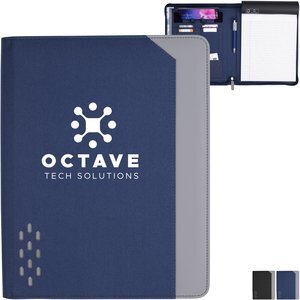 Souvenir® Armor Zippered Padfolio with Armor Pen