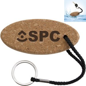 Buoy Oval Cork Keychain