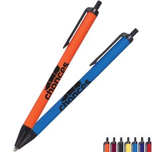 USA Made Value Click Black Trim Solids Retractable Pen