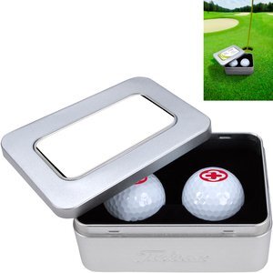 Titleist® 2-Ball Business Card Tin Pro V1®