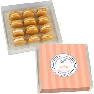 Champagne Celebation Macaron Box, 12 Pack