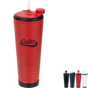 Klaxon Stainless Steel & Polypropylene Tumbler w/ Built-in Horn, 23oz.