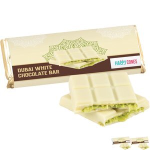 Belgian White Chocolate Dubai Bar, 1 oz.