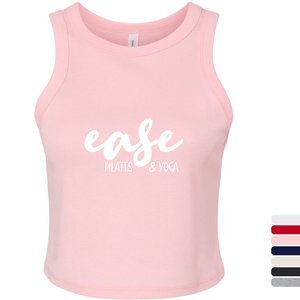 Bella + Canvas® Micro Rib Cotton/Poly Ladies' Racer Tank