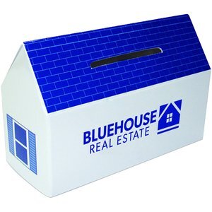 House Shape Paper Coin Bank