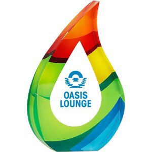 Custom Shape Acrylic Award Up to 20 Sq. Inches