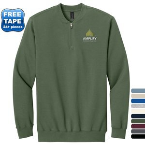 Gildan® Softstyle® Midweight Cotton/Poly Fleece Unisex 1/4 Zip