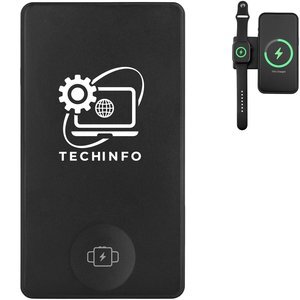Magnetic rABS Wireless Power Bank & Watch Charger, 4000mAh
