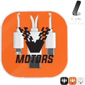 Three-in-One Charging Cable w/ Phone Stand 2.0