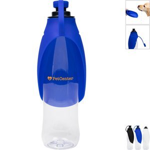 Recycled Pet Water Bottle & Dispensing Bowl, 21oz.