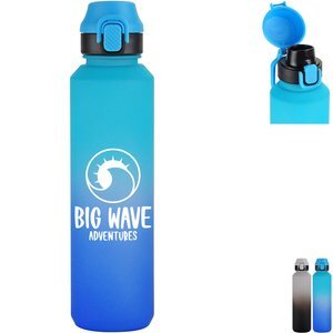 Chroma Tritan™ Bottle w/ Snap-Top Lid & Carabiner, 27oz.