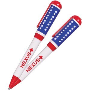 Patriotic Stars USA Made Jumbo Twist Pen