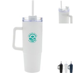 Tana Double Wall RCS Plastic Tumbler w/ Handle, 30.4oz.