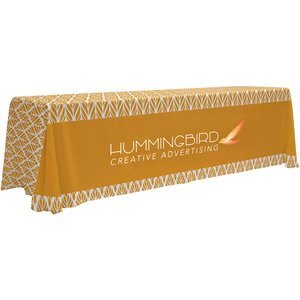 Eco-Wise 3-Sided Table Throw, 8' - Full Color, Full Bleed