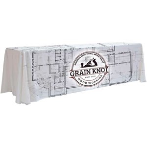 Enviro Pro 3-Sided Table Throw, 8' - Full Color Full Bleed