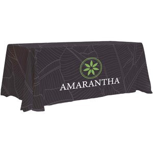 Lightweight 3-Sided Table Throw, 6' - Full Color Full Bleed